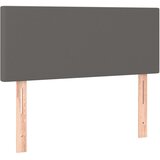  s oprugama i madracem sivi 90 x 200 cm od umjetne kože | shoptok.hr