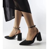 Gemre Black block heel pumps Stella | Shoptok.si