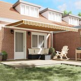  Povlačivi tende Šareni 450 × 300 cm Poliester i aluminij | shoptok.hr