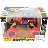 Magic Toys Off-Road terensko vozilo na poteg Jeep rdeče barve 1/32 | Shoptok.si