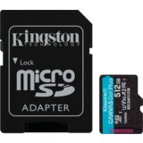 Kingston microSD 512GBCanvasGoPlus, Gen4r/w:200MB/s/160MB/s,with adapter | Eponuda.ba
