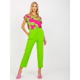 RUE PARIS Pants-TO-SP-18154.10X-light green | Shoptok.si