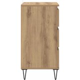  Kreveta Umjetnički hrast 40 x 35 x 70 cm Obrađeno drvo i čelik | shoptok.hr