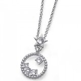  Ženski oliver weber intro crystal lanČiĆ sa swarovski belim kristalima ( 12191 ) Cene