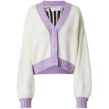 florence by mills exclusive for ABOUT YOU Pletena jopa 'Hyacinth' svetlo lila / mandarina / črna / bela | Shoptok.si