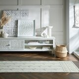 Flair Rugs Kremno bel tekač iz šenila 60x240 cm Shyla – | Shoptok.si