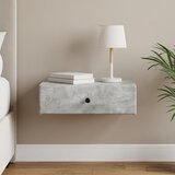 Stolna montirana na zid Betonska siva 59 x 34,5 x 17 cm | shoptok.hr