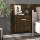  Zidni noćni ormarići 2 kom boja dimljenog hrasta | shoptok.hr