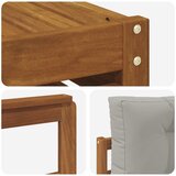  Set vanjskih sofa 7 kom. Prirodna i svijetlo siva | shoptok.hr