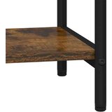 vidaXL Polica Dimljeni hrast 80 x 30 x 146 cm Konstruirano drvo | shoptok.hr