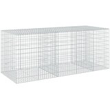  Gabion s žicom debljine 3,5 mm i mrežom 5x10 cm 250x100x100 cm | shoptok.hr