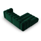 Micadoni Home Temno zelena kotna sedežna garnitura (levi kot) Lupine – | Shoptok.si