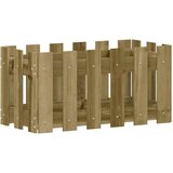 vidaXL Vrtna sadilica s izgledom 60x30x30 cm impregnirana borovina | shoptok.hr