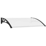 Master Nadstrešnica 100x100cmx5mm sa okapnicom siva transparent polikarbonat GS100100A | Eponuda.ba