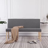 Klupa od poliestera 139,5 cm svjetlosiva | shoptok.hr