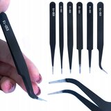 Rosfix SET PRECIZNIH PINCET ESD-10 DO ESD-15 – ANTISTATIČNE, NEMAGNETNE, KISLINSKO ODPORNE | 6 KOSOV, (5000036416) | Shoptok.si