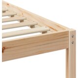  Krevetna konstrukcija Smeđa 200 x 200 cm Masivna borovina | shoptok.hr