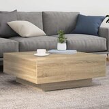  Stolić za kavu boja hrasta sonome 80x80x31cm konstruirano drvo | shoptok.hr