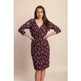 Fenzy Midi Haljina S Printom, Crvena | shoptok.hr