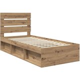  Okvir za krevet Umjetnička hrastovina 100 x 200 cm | shoptok.hr