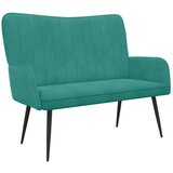 Kauč za dvoje Tirkizna 115 x 61 x 87 cm Baršun | shoptok.hr