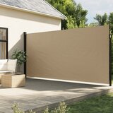 The Living Store Zložljiva stranska tenda bež 200x600 cm - Zložljiva Stranska Tenda, (21980103) | Shoptok.si