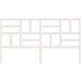  Posteljno vzglavje belo 186x4x104 cm trdna borovina, (20647315) | Shoptok.si