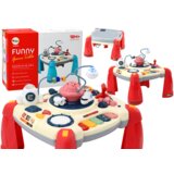  Interactive Educational Table Children's Panel Piano Space Red | Shoptok.si