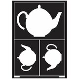  Samoljepljiva šablona Teapot A5 KORIŠTENO Cijene