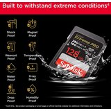 San Disk Extreme PRO 128GB V60 UHS-II SD, 280/100MB/s,V60,C10,UHS-II | Shoptok.si