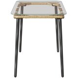 Stol za vrt Prirodna 80 x 40 x 45 cm poliratan | shoptok.hr