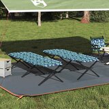  Sklopivi kamperski krevet List 2 pcs Šuma 210 x 80 x 46 cm | shoptok.hr