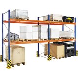 SCHULTE Paletni regal, kompletni regal, širina 5658 mm, VxG 3000 x 1100 mm | Shoptok.si