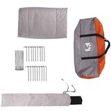  Teepee šator s krovom Siva i narančasta 490 x 410 x 210 cm | shoptok.hr