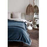 Tiseco Home Studio Tamno plavi prekrivač od mikropliša za bračni krevet 220x240 cm Lamis – | shoptok.hr