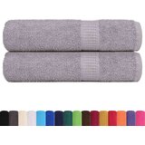 vidaXL Ručnici za kupanje 2 kom sivi 100x150 cm 360 gsm 100% pamuk | shoptok.hr