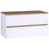 Mömax omarica za pod umivalnik marbella, bela, hrast | Shoptok.si