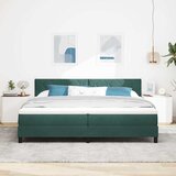  Krevet s opruga kutije Tamnozelena 200 x 200 cm Baršun | shoptok.hr