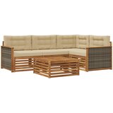  Set vanjskih sofa 5 kom. Prirodna i bež | shoptok.hr