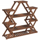  Stalak za cvijeće 110 x 25 x 105 cm od masivne jelovine | Eponuda.com