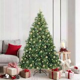 vidaXL Umjetno božićno drvce s stalakom Zelena 180 cm PE i PVC | shoptok.hr