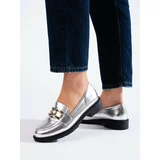 SHELOVET women's silver shoes