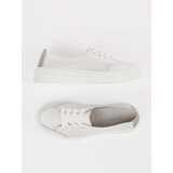 Sergio Leone White openwork lace-up sneakers by | shoptok.hr