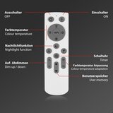BRILO prigušiva plafonski luster FRAME LED/40W/230V Wi‑Fi Tuya + DO | Eponuda.com