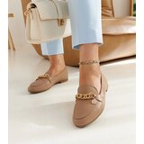 Gemre Beige loafers with chain Scaletta | Shoptok.si