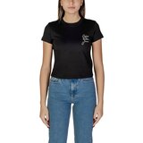 Calvin Klein Jeans Majice s kratkimi rokavi SCRIPT INSTITUTIONAL J20J224984 Črna Cene