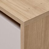 Mömax Nizka Omarica Stirling, Barva Hrasta, Sivobež | Shoptok.si