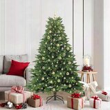 vidaXL Umestno božično drevo med 300 LED Zelena 180 cm PE in PVC | Shoptok.si