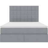  Krevet s madracem i skladištem Svijetlo siva 140 x 190 cm Svjetlosiva | Shoptok.si