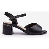 Sergio Leone Women's Low Heel Eco Leather Sandals | shoptok.hr